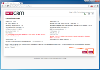Install SuiteCRM CRM 7.5.3 on Windows 7 with XAMPP tutorial 8