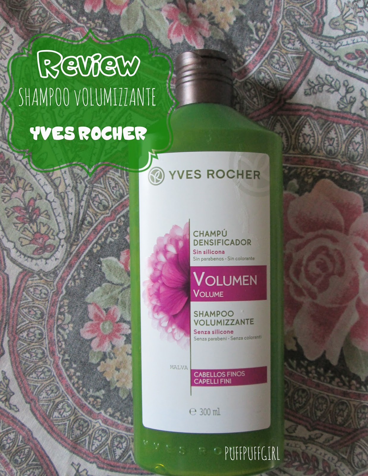 Il Blog di Puffpuffgirl ♥ Review Shampoo Volumizzante Ives Rocher