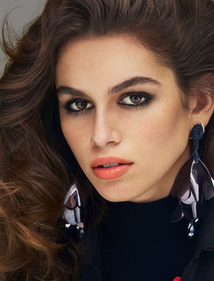 Kaia Gerber poses for Love Magazine Spring/Summer 2018