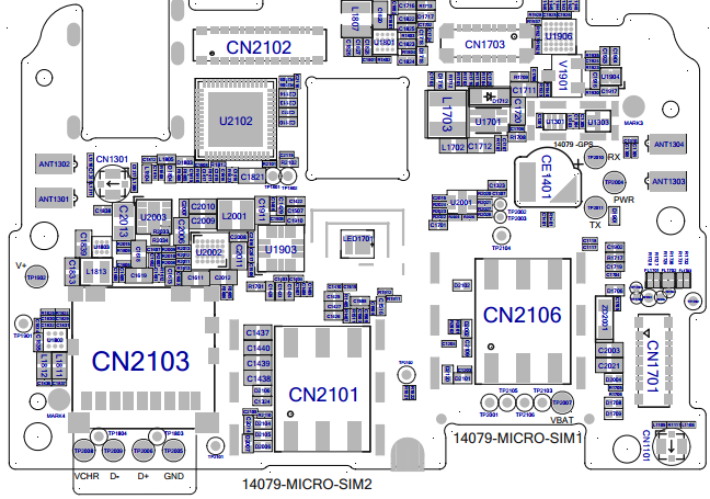 Oppo R831K schematic Diagram