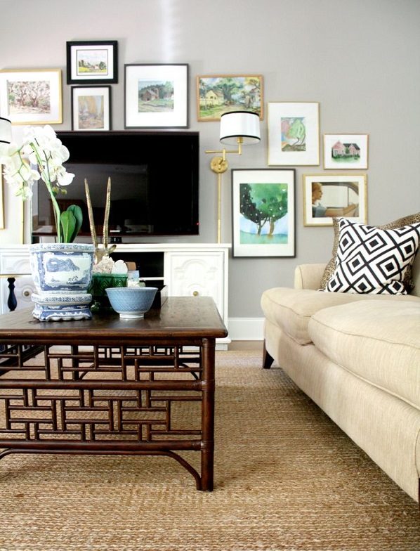 Remodelaholic  95 Ways to Hide or Decorate Around the TV