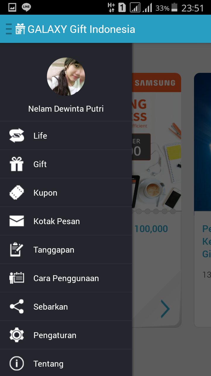 Berbagai Promo Menarik di Samsung Galaxy Gift Indonesia | Nelam Dewinta