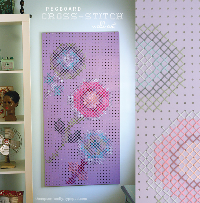 a Shimmering Star Pegboard Cross Stitch