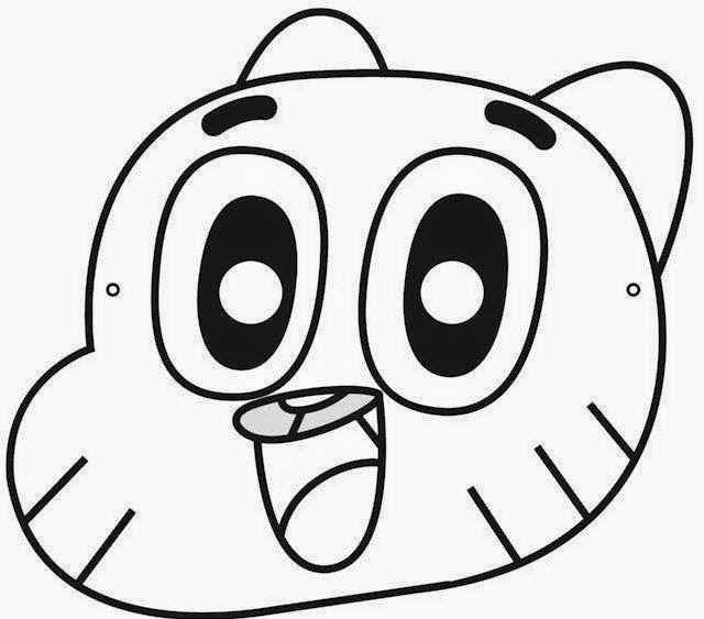 DESENHOS DO INCRÍVEL MUNDO DE GUMBALL PARA COLORIR