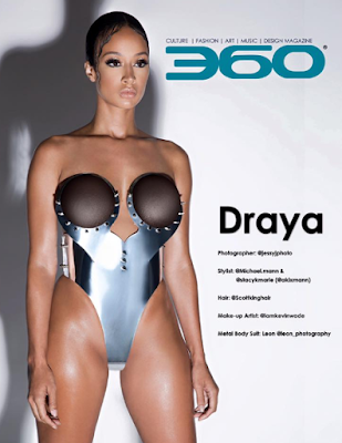 1a3 Draya Michele puts her hot bod on display for 360 magazine(Photos)