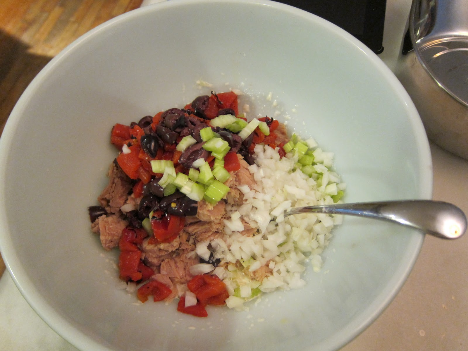 milk and blackberries Tuna Salad with Olives