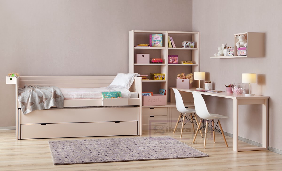 Dormitorios juveniles rosas