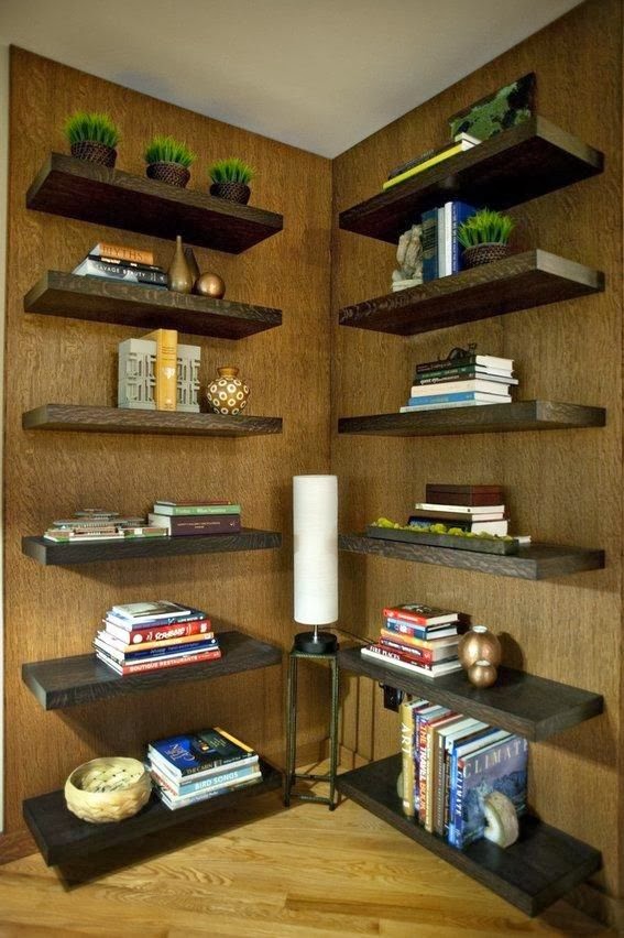Diseño y Decoración de la Casa: Variados y cómodos estantes para libros