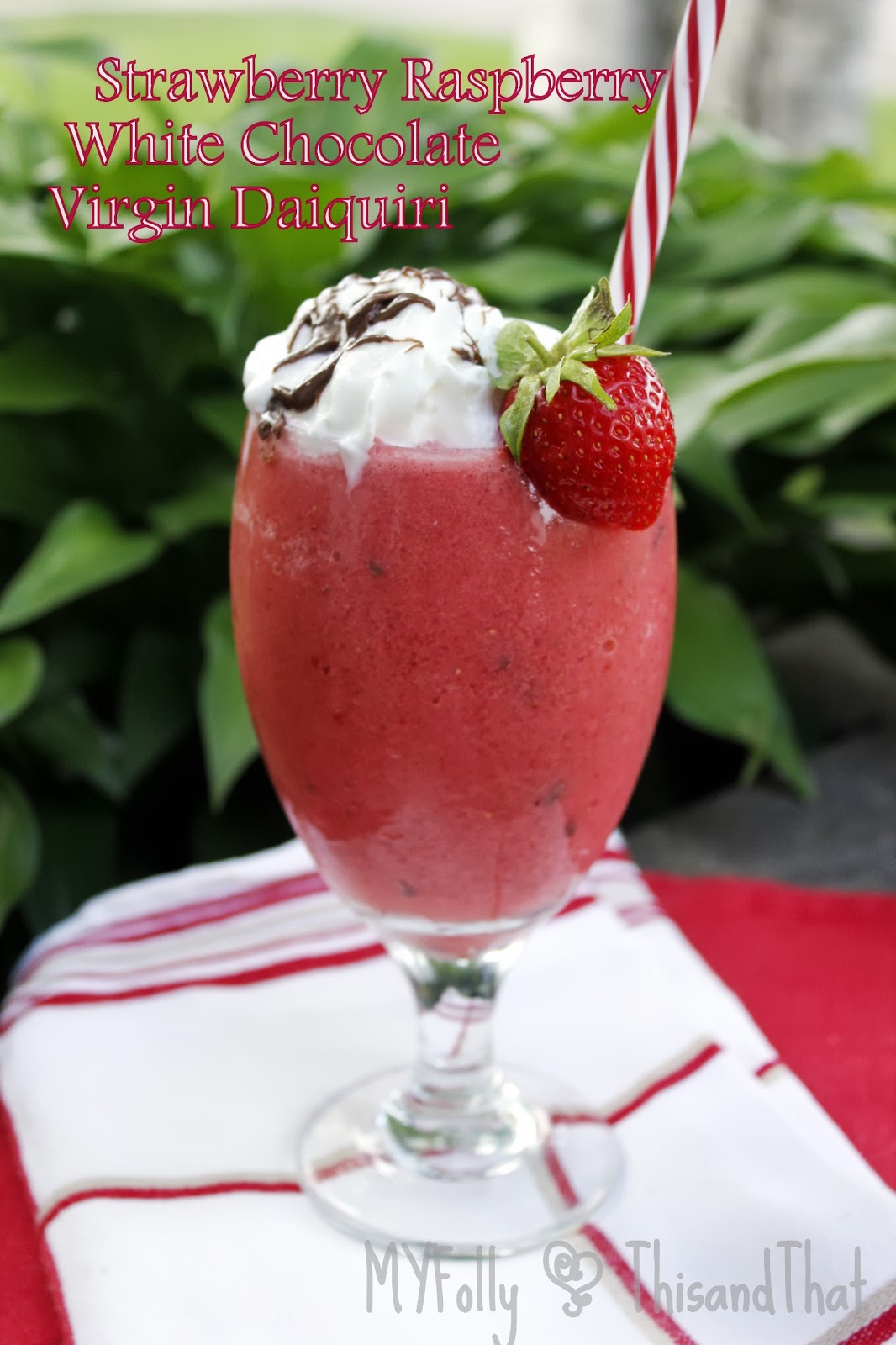 This and that Strawberry Raspberry White Chocolate Virgin Daiquiri