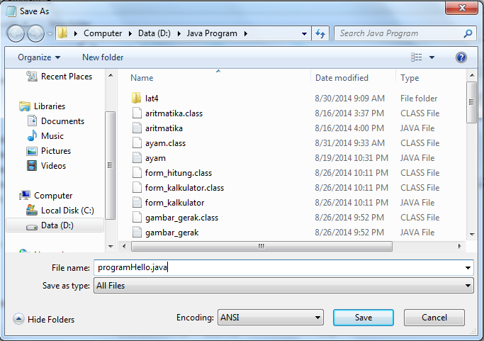 Belajar Java: Hello World Java di Command Prompt
