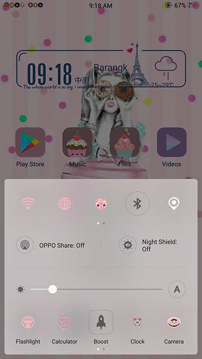 Oppo Theme: Oppo Donuts Theme