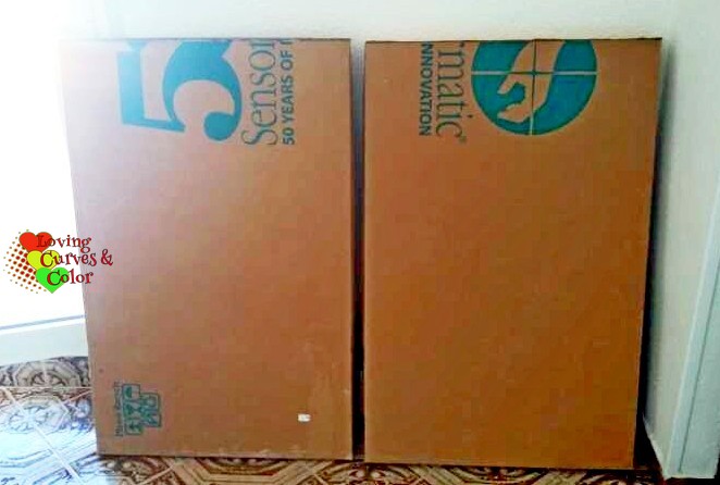 Cardboard-canvas-painting