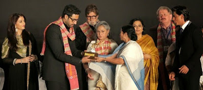 Amitabh Bachchan, Aishwarya Rai, SRK & Abhishek at Kolkata Film Fest