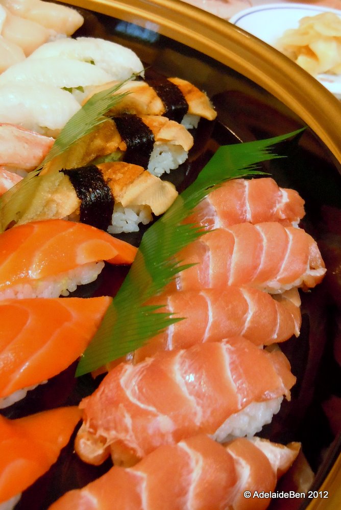 Japanese Ties: Sushi Magic... What's Your Going Away Food?