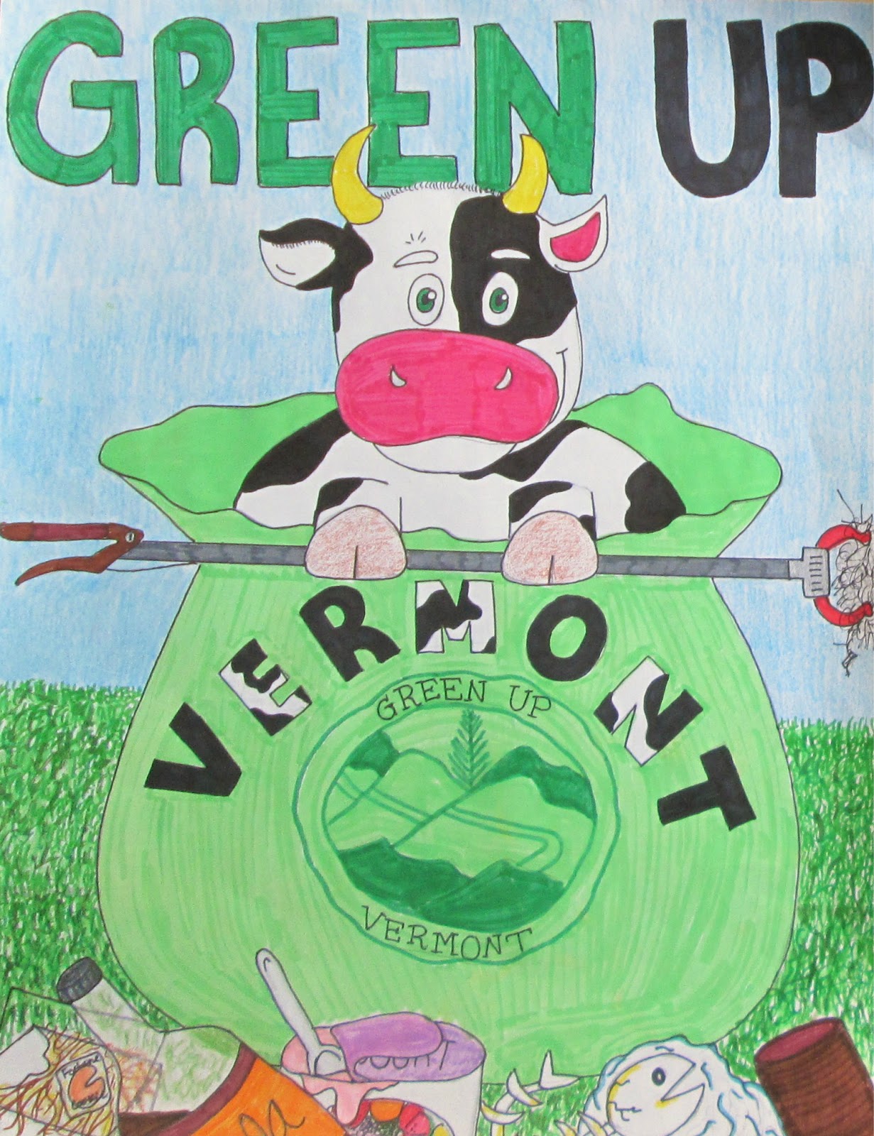 Green Up DayVermont 2013 Poster design and writing contest winners