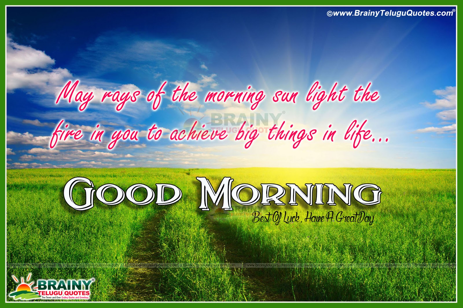 Good Morning English Comments and Best Wishes Images ...