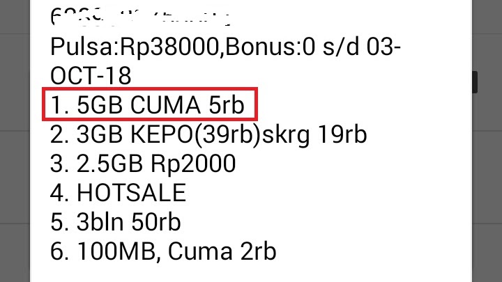 Cara Paket Tri Kuota 5gb Rp5 000 Cara Stop Paketan Internetnya Nanda Hero