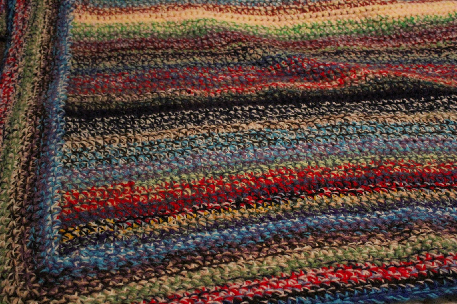 Snug Harbor Bay: Crocheted Scrap Blanket