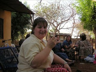 2006 Tea Ceremony with nationals,  Mali Africa