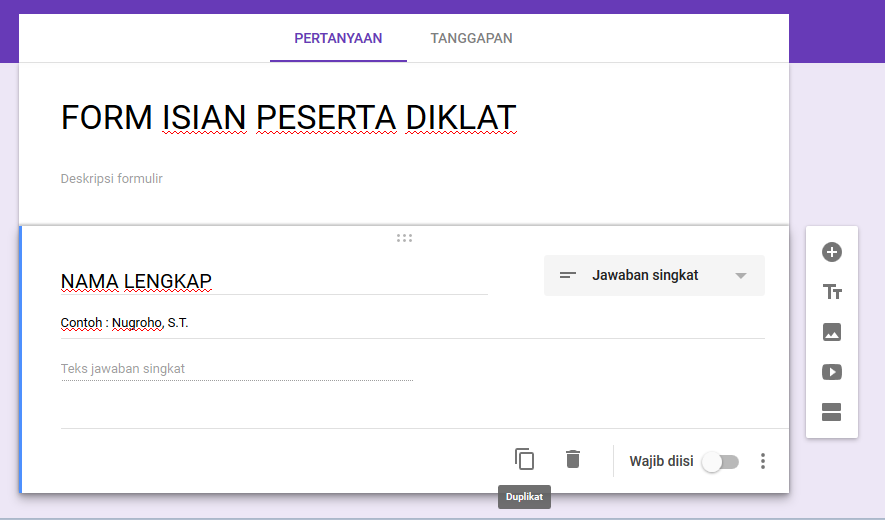Cara Membuat Form Isian dengan Google Form