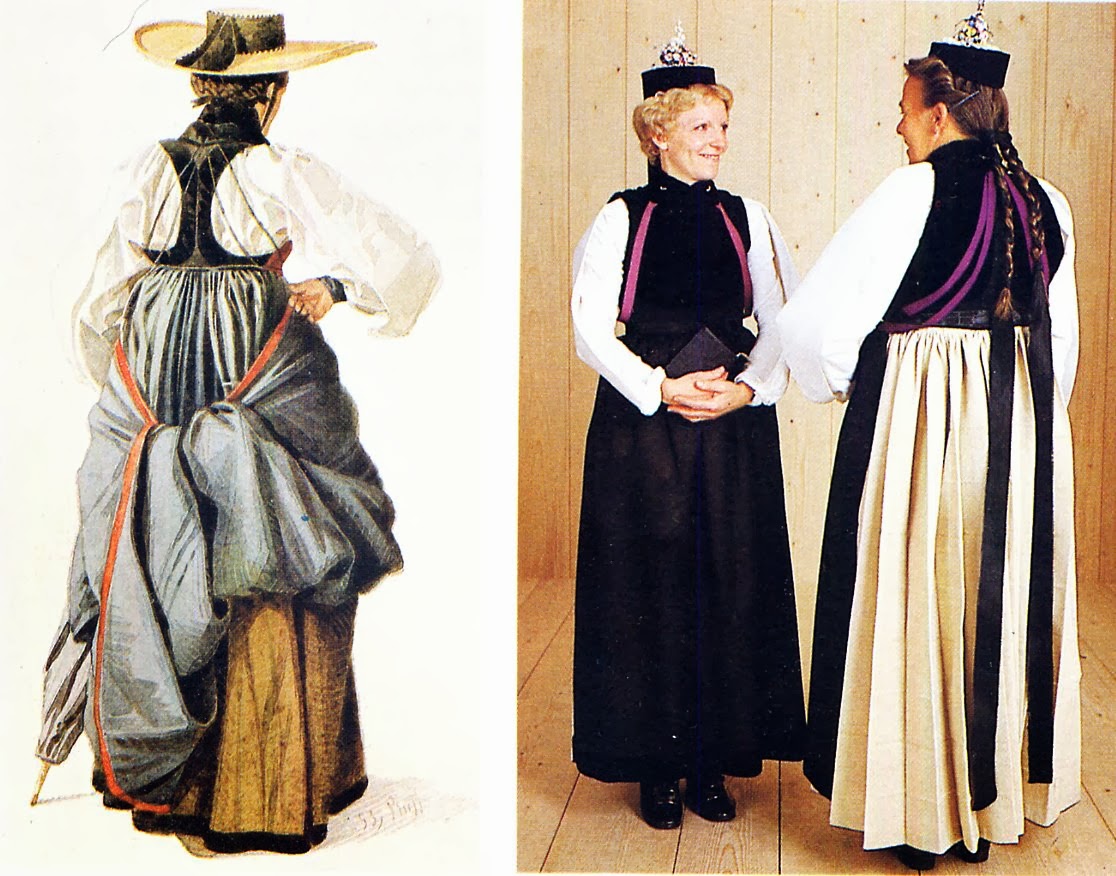 FolkCostume&Embroidery: Overview of Swiss Costume