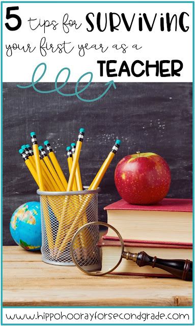 Calling all beginning teachers! This blog post has 5 tips for making your first year as a teacher a successful one!