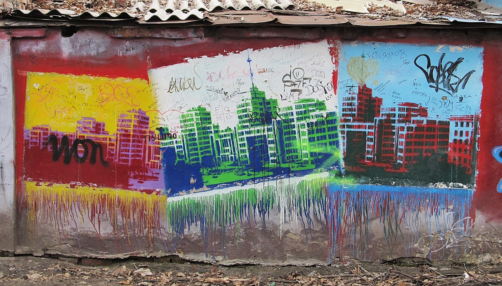 Use My Camera: Graffiti #19: Kharkiv Skyline
