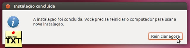 DominioTXT - Instalação Ubuntu concluida