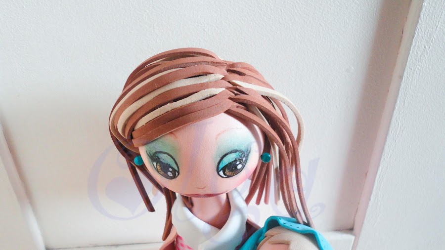 fofucha para baby shower mamá 