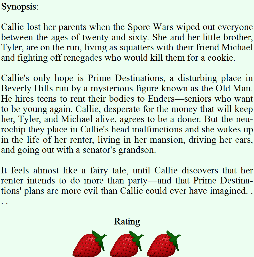 The Reading Hedgehog Review Starters Lissa Price