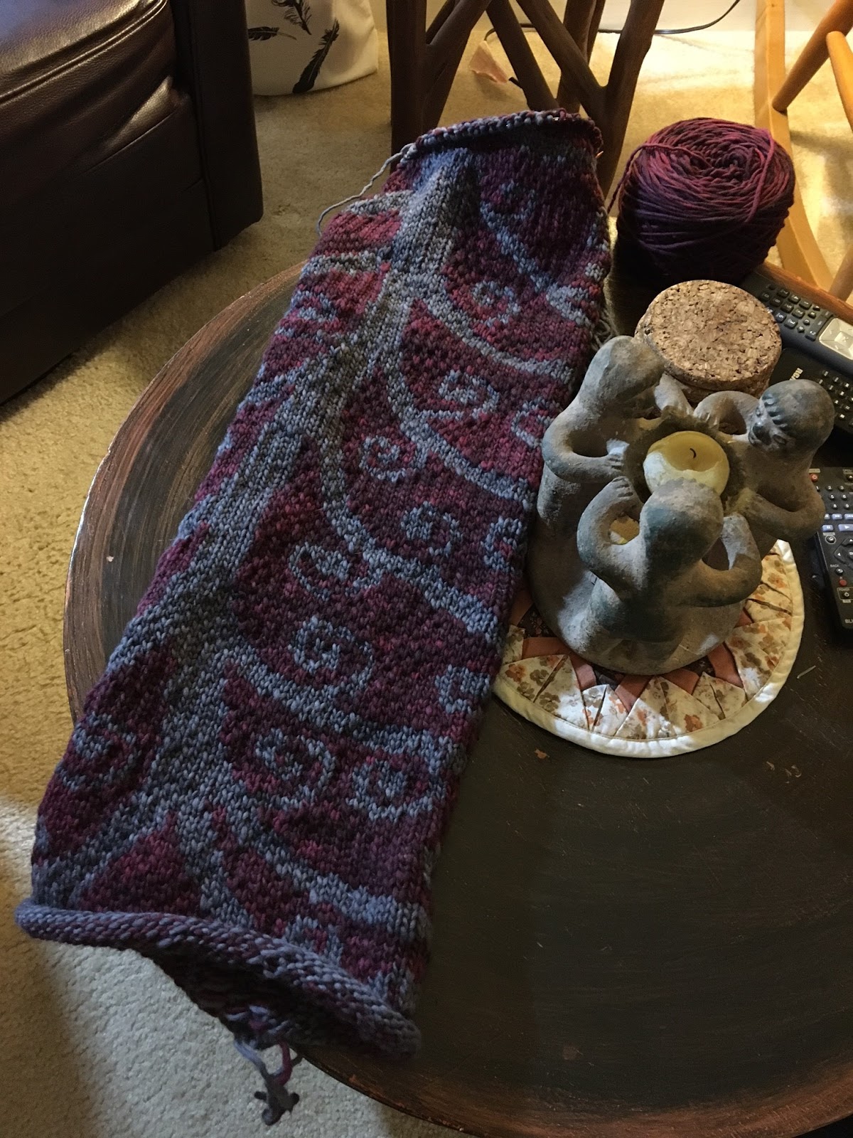 hearth/myth Knitting for winter.