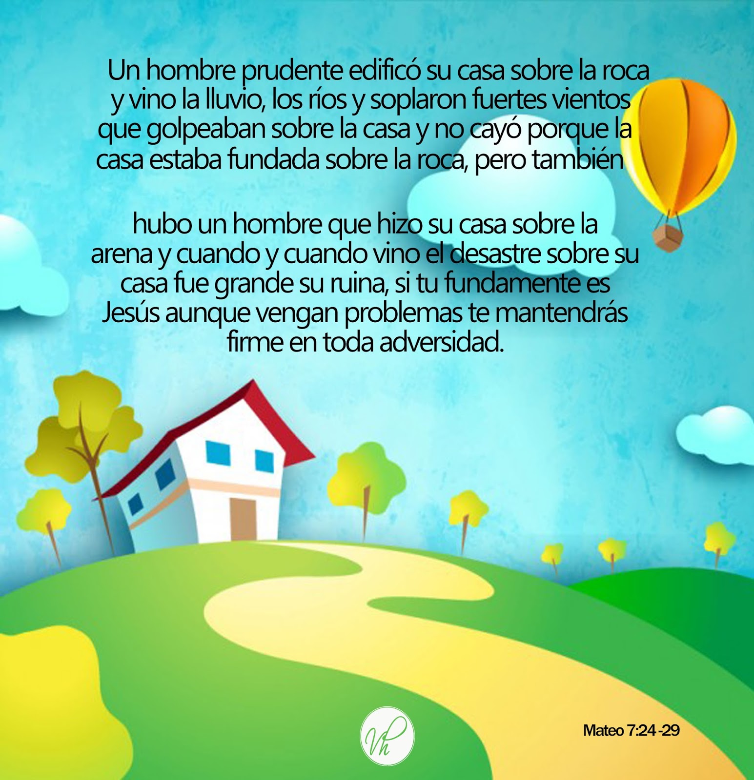 Vivamos Hoy Kids: Devocional para niños: La casa sobre la roca