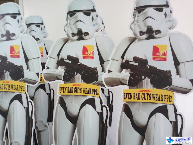 Sintra Board Standees - DHL Philippines