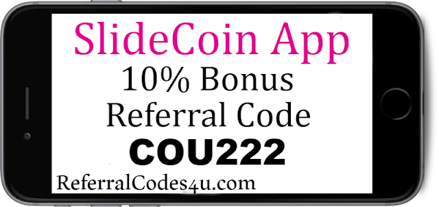 Download the SlideCoin App to start earning bitcoins. Enter SlideCoin App Referral Code to get 10% Bonus 2021-2022