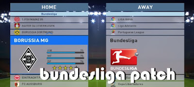 Patch PES 2016 Khusus Bundesliga