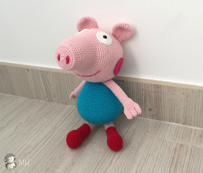 George Pig amigurumi