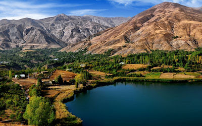 Conozca usted el hermoso Lago Ovan en la ciudad de Irán
