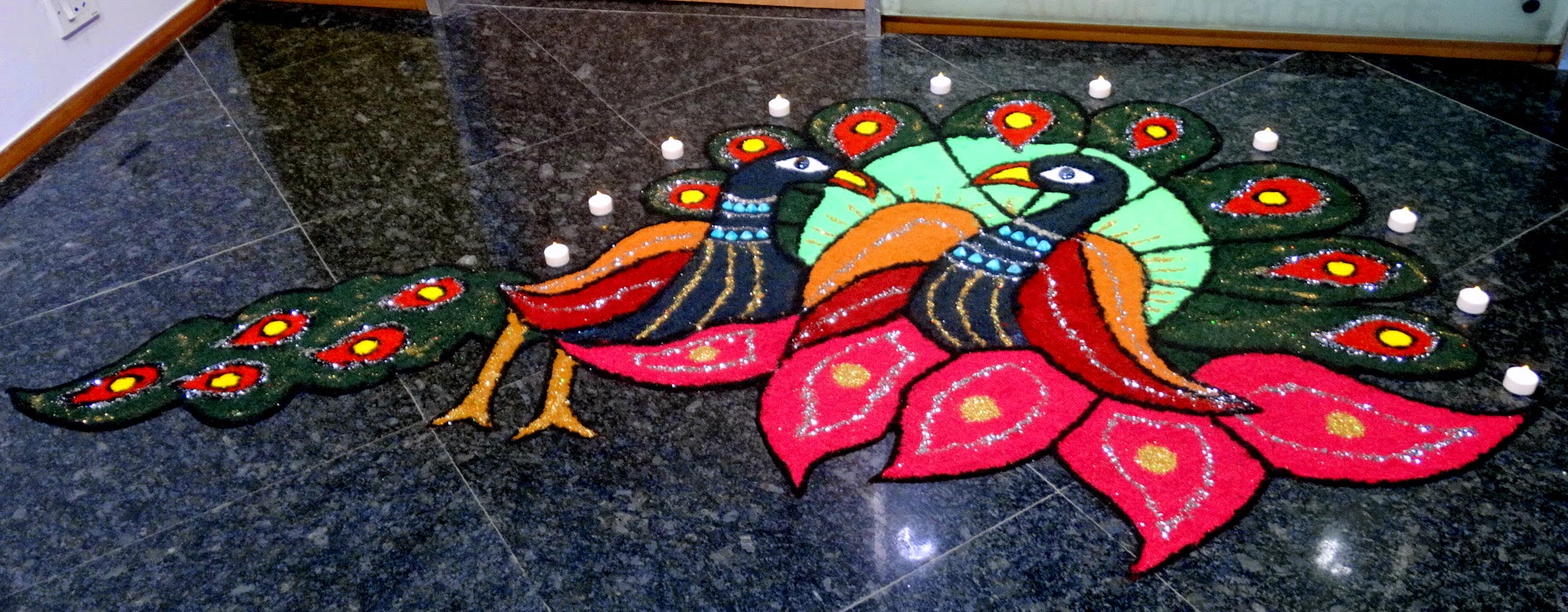 Simple and Beautiful Rangoli Designs for celebrating the Hindu festival ...