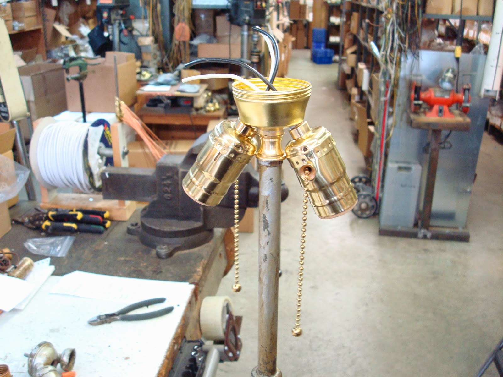 Lamp Parts and Repair Lamp Doctor Floor Lamp with Busted Socket