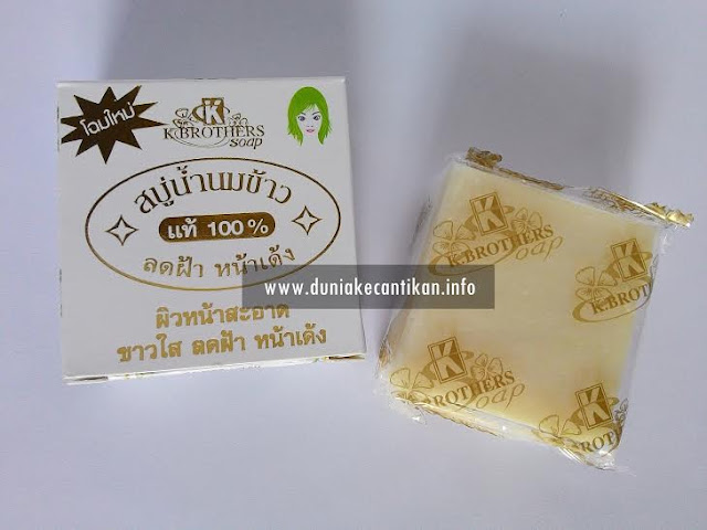 K Brother Soap Sabun Beras dari Thailand whitening soap 3 in 1