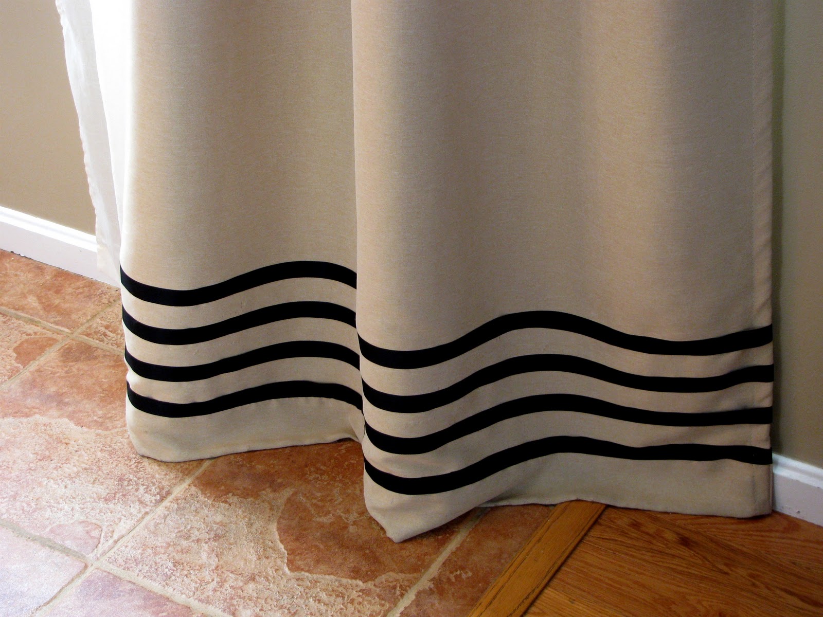 Remodelaholic No Sew Curtain Panels Inspired By Ballard Designs