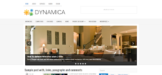 Dynamica Blogger Template is a clean and simple 2 column template