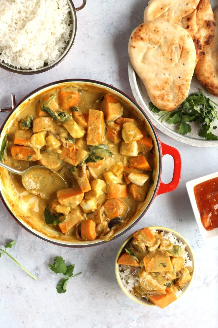 Halloumi & Sweet Potato Curry A Cornish Food Blog Jam and Clotted Cream