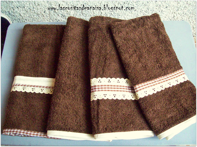 El taller de Anaisa: Toallas para la cocina o para el baño
