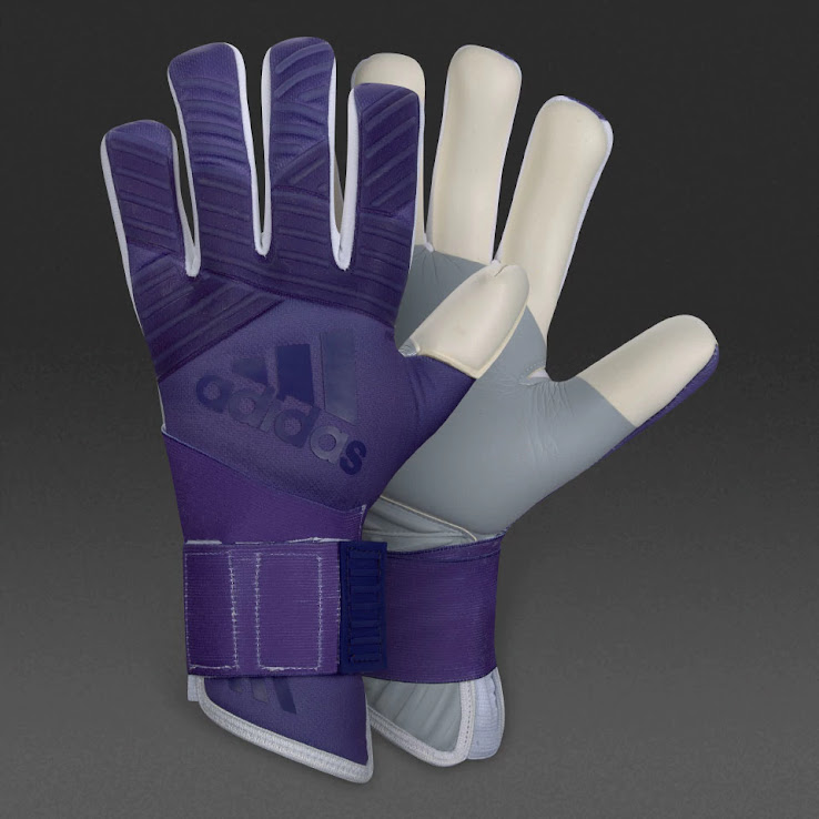 purple adidas gloves