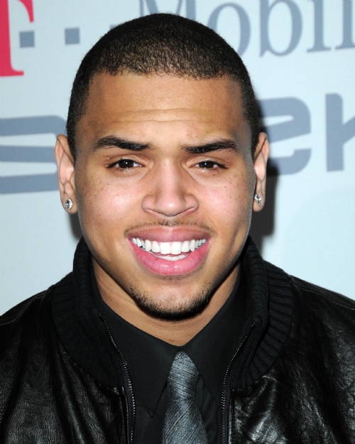 Chris Brown hairstyles 2012
