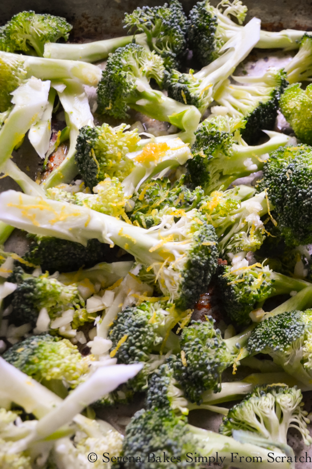 Easy Oven Roasted Broccoli Serena Bakes Simply From Scratch