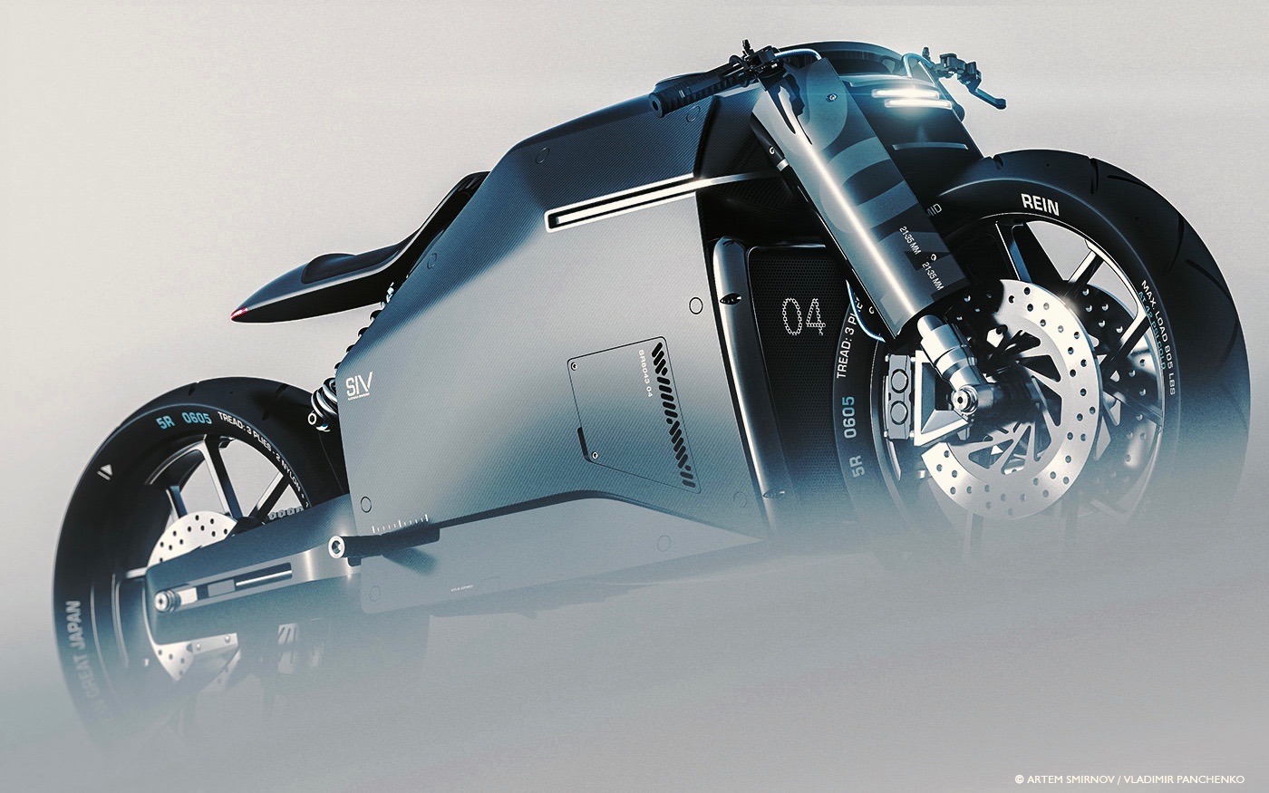 The Motorbike from Great Japan concept Inazuma café racer