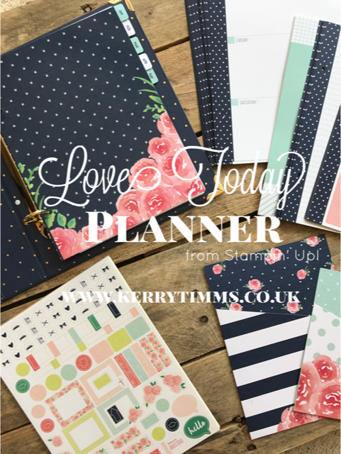 planner plan organise love today stampin up kerry timms cardmaking class gloucester plannergirl papercraft create creative craft hobby wedding plan 