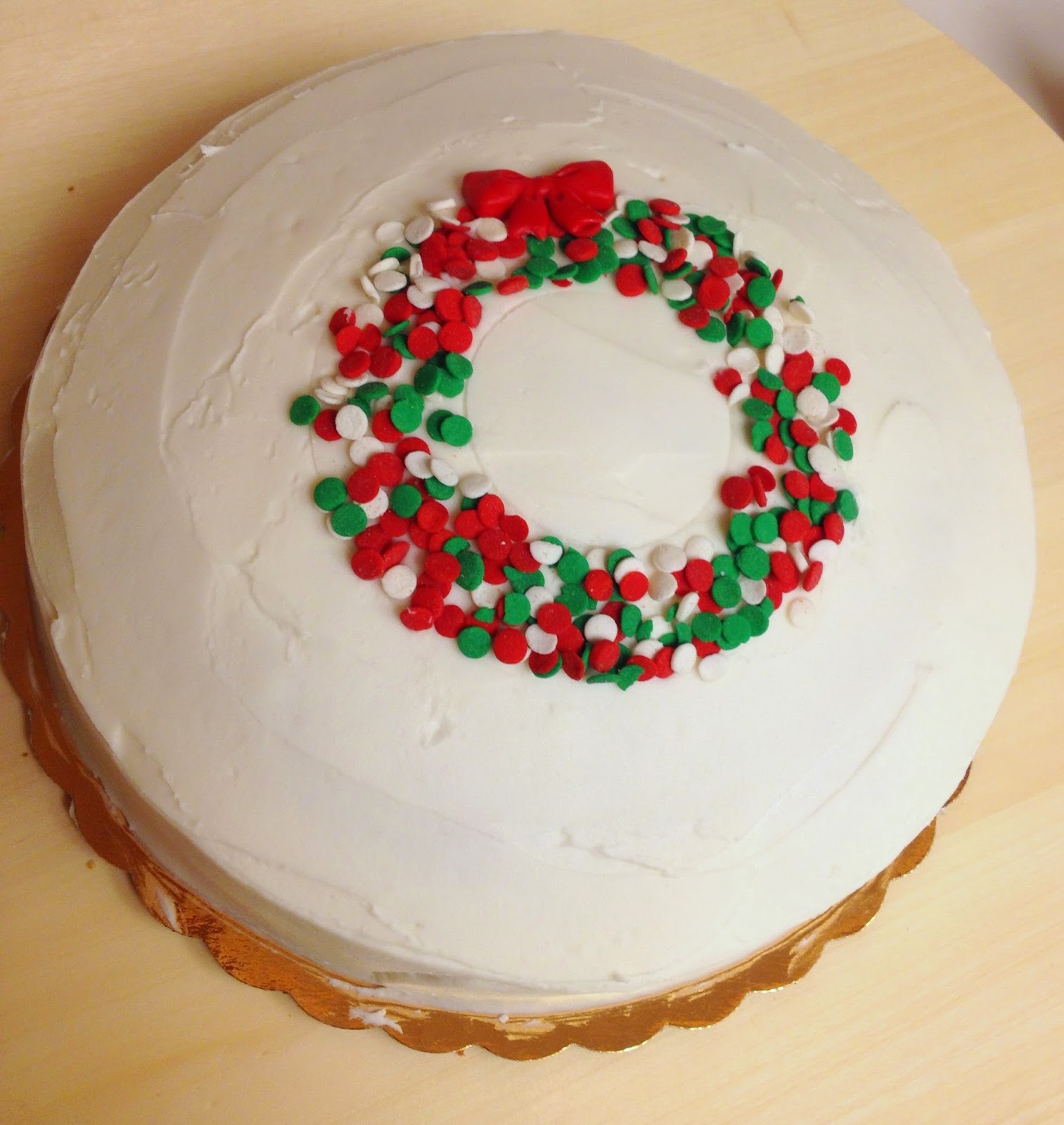 Cute & EASY Christmas Cake!
